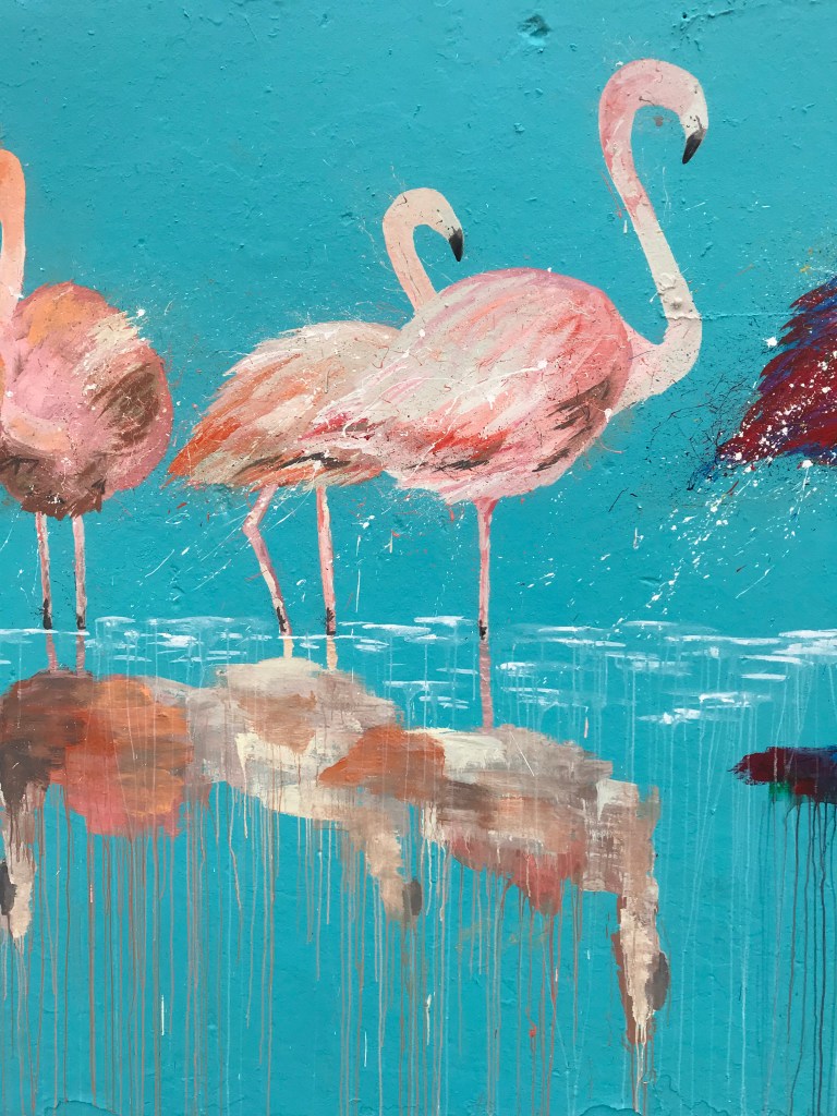 2018 - Sammy Art - Bondi Flamingos - Detail 2