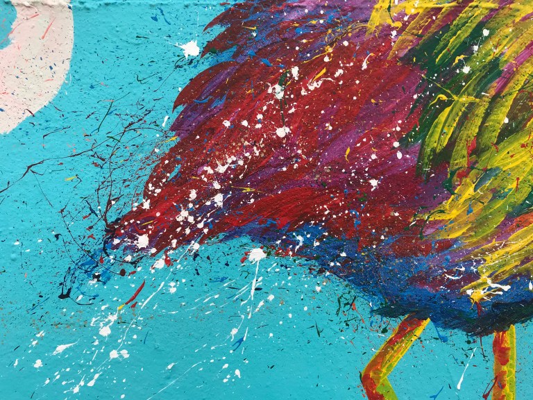 2018 - Sammy Art - Bondi Flamingos - Detail 4