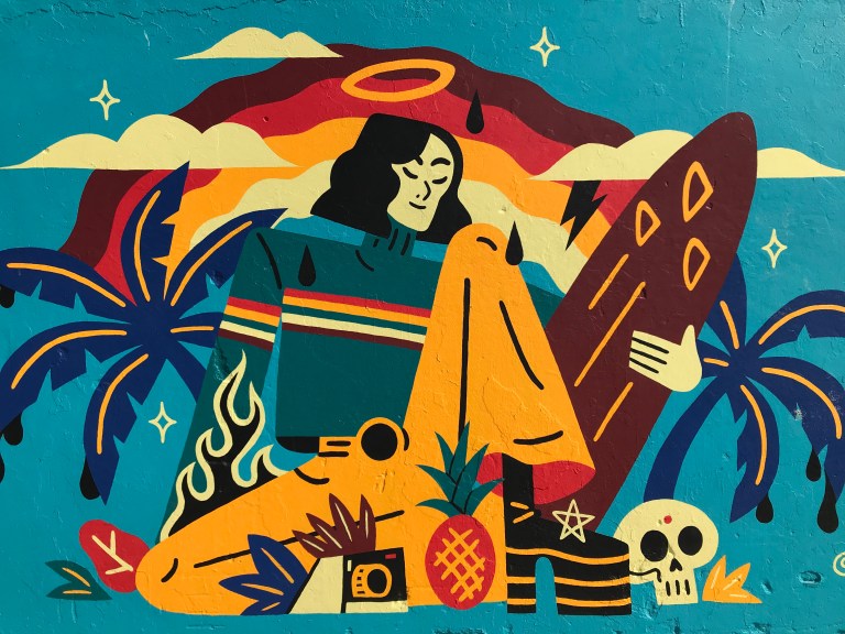 2019 - Vintage Surfer Disco Tropical Saint - Quentin Celeste - Close