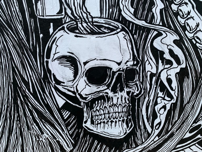 2020 - The Captain - Bound By Sea - Skull Pipe Detail